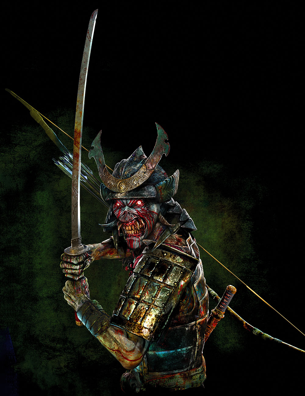 portada de un disco de Iron Maiden - retratoregalo.es