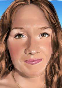 Detalle 2 Ilustración única de una chica adolescente, realizada con técnicas artísticas que resaltan la frescura, la delicadeza y la personalidad propia de la juventud. Cada trazo está pensado para transmitir emoción y dar vida al retrato, convirtiéndolo en una pieza ideal para decorar o inspirar.