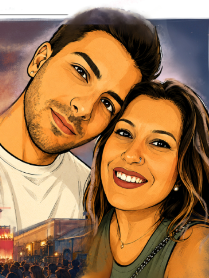 Detalle 2 Cuadro personalizado para regalo de boda, creado para convertir uno de los días más especiales de sus vidas en un recuerdo único y duradero. 