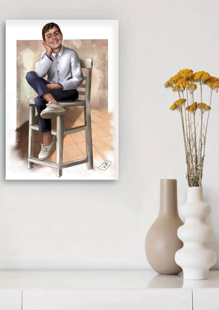 Detalle 4 El día de la Primera Comunión es uno de los momentos más especiales en la vida de un niño o niña, y merece ser recordado con un detalle único. Un dibujo personalizado para comunión es una forma original, creativa y emotiva de inmortalizar ese gran día.