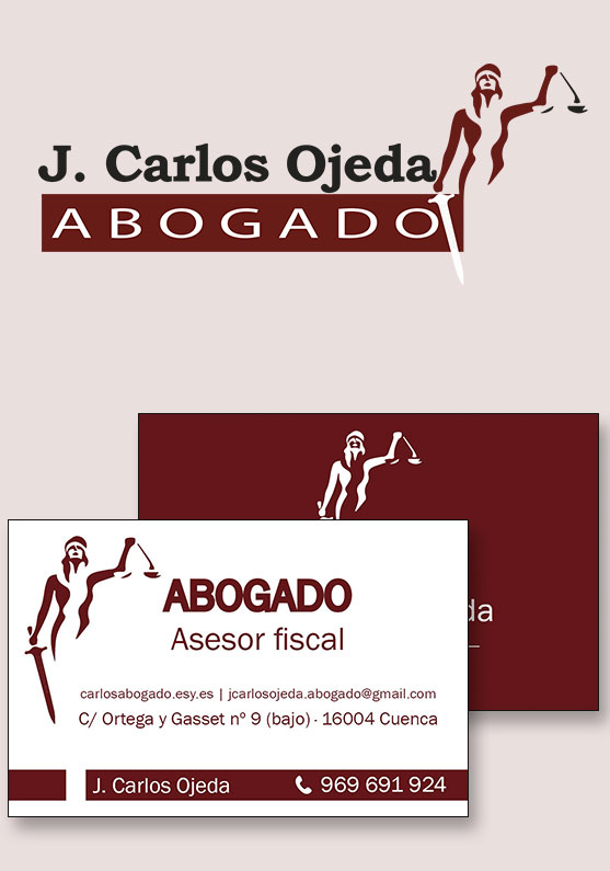 Detalle 1 Diseño logotipo para un abogado de Cuenca