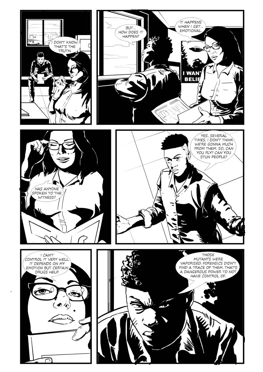 Detalle 4 <p>THE BRINK #3: Gusanos de la Muerte del Inframundo.</p>
<p>Guión: Steven Sweeney</p>
<p>Dibujo: Miky Ruizma</p>
La inspectora Sally Shivers y el inspector jefe Cameron Beckett se encargan de un caso de desaparición y se topan con demonios del infierno. ¿Tiene Clown algo que ver en esto?