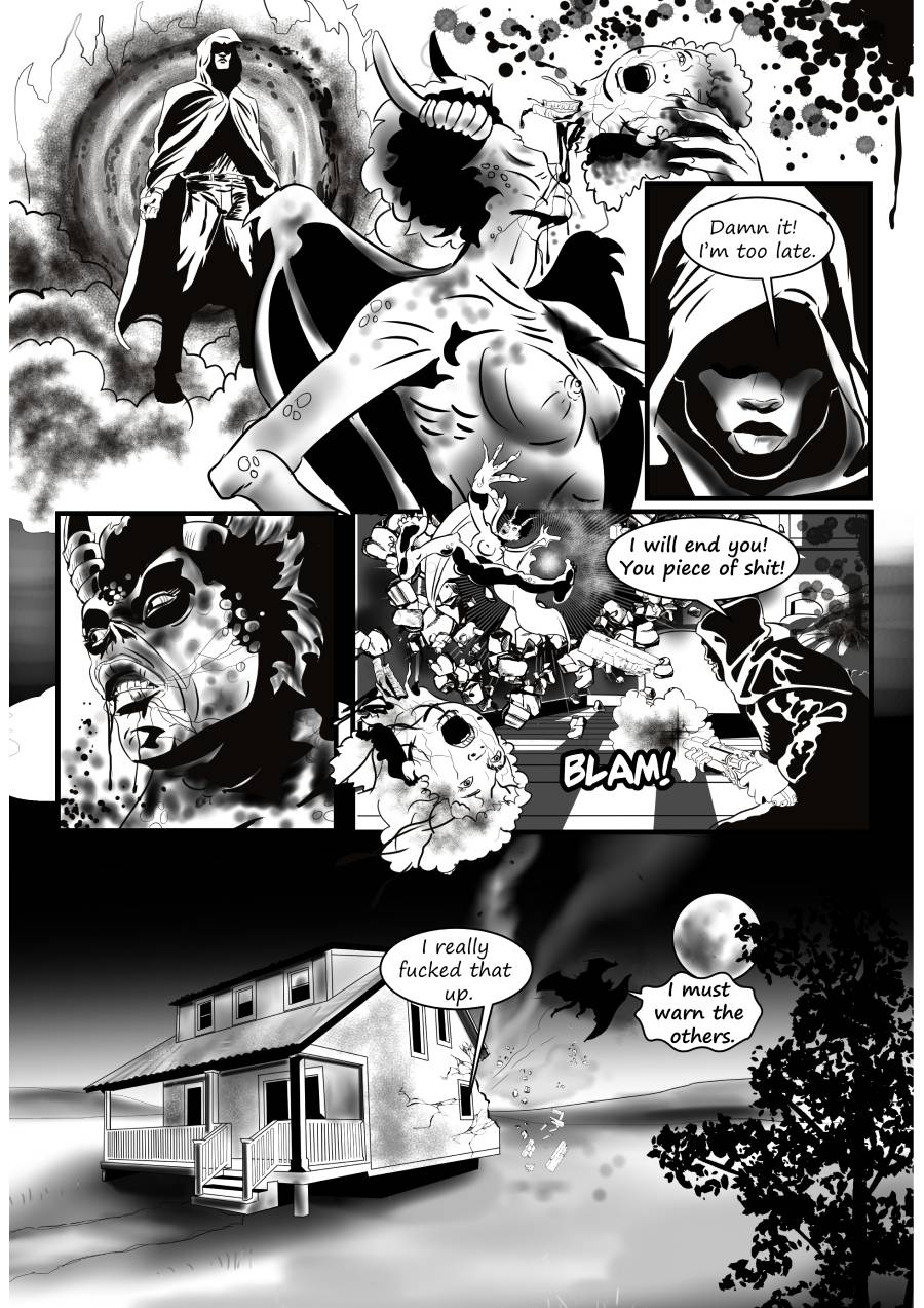 Detalle 3 <p>THE BRINK #4: Momentos en el tiempo</p>
<p>Guión: Steven Sweeney</p>
<p>Dibujo: Miky Ruizma </p>
Beckett se encuentra cara a cara con Lady Midday mientras Taker busca el momento en el que todo salió mal.